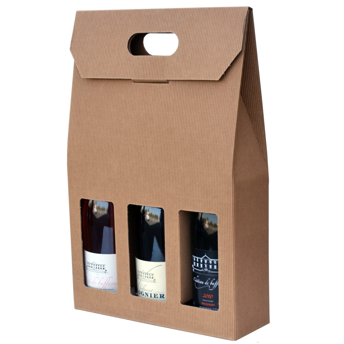 coffret vin carton Le meilleur du Bordeaux - 3 bouteilles - La Compagnie  des Bonnes Bouteilles